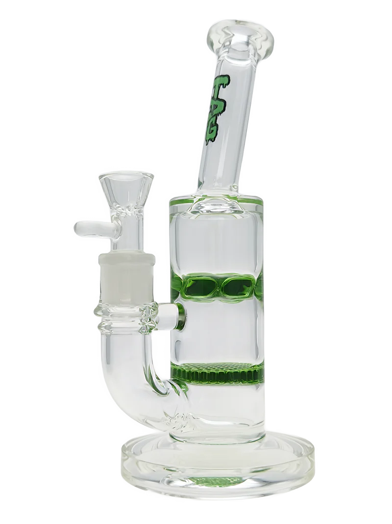 TAG - 9.5" Bent Neck Honeycomb w/ Spinning Splashguard 50x5MM (18MM Female) - Image 7