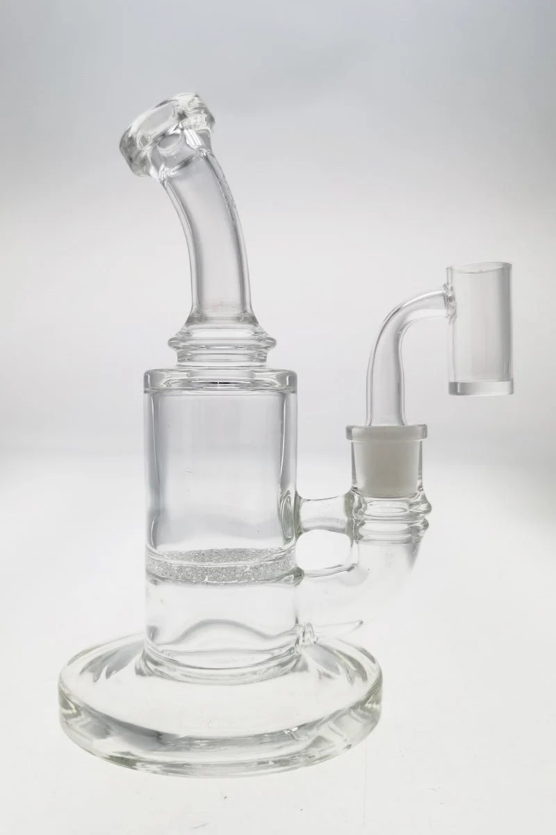 TAG - 7.5" Bent Neck Single Fritted Disc Dab Rig 50x5MM (14MM Female) - Image 3