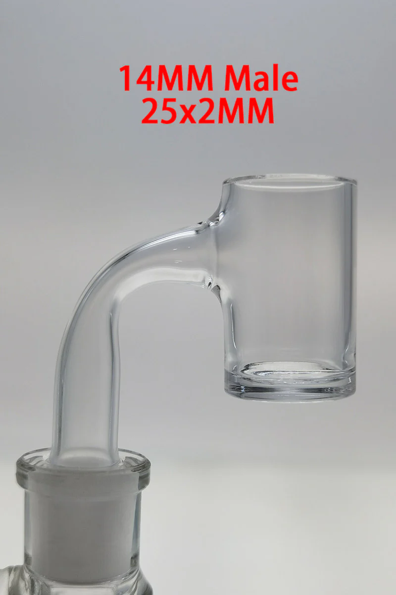 TAG - Full Weld Concave Quartz Banger Dab Nail Can (Flat Top) High Air Flow 25x2MM-4MM - Image 22