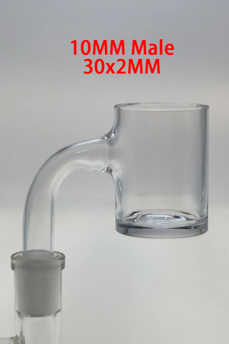 TAG - Full Weld Concave Quartz Banger Dab Nail Can (Flat Top) High Air Flow 30x2MM-4MM - Image 13