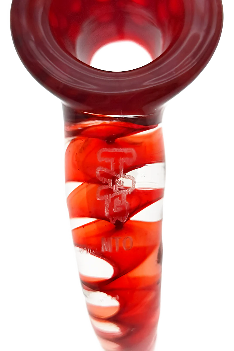 TAG - Horn Handle Single Hole Bong Slide Bowl Piece - Image 10