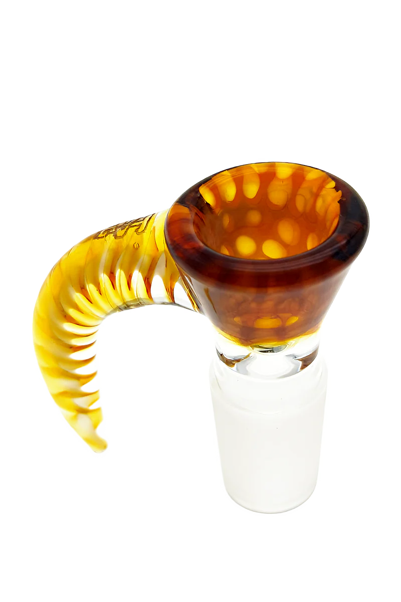 TAG - Horn Handle Single Hole Bong Slide Bowl Piece - Image 11