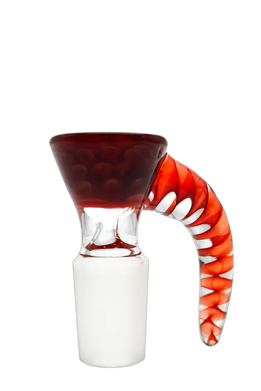TAG - Horn Handle Single Hole Bong Slide Bowl Piece - Image 12