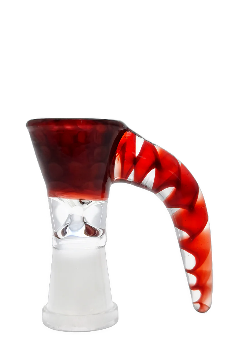 TAG - Horn Handle Single Hole Bong Slide Bowl Piece - Image 3