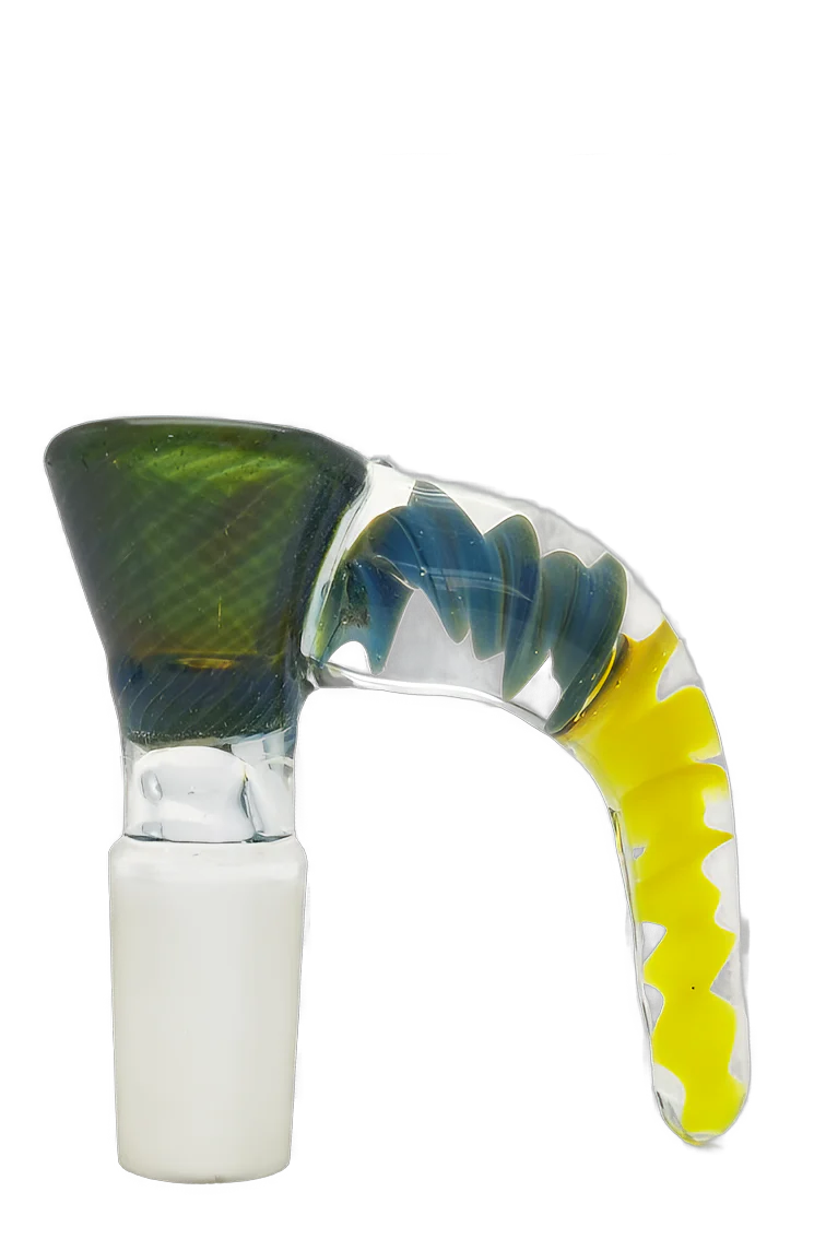 TAG - Horn Handle Single Hole Bong Slide Bowl Piece - Image 4