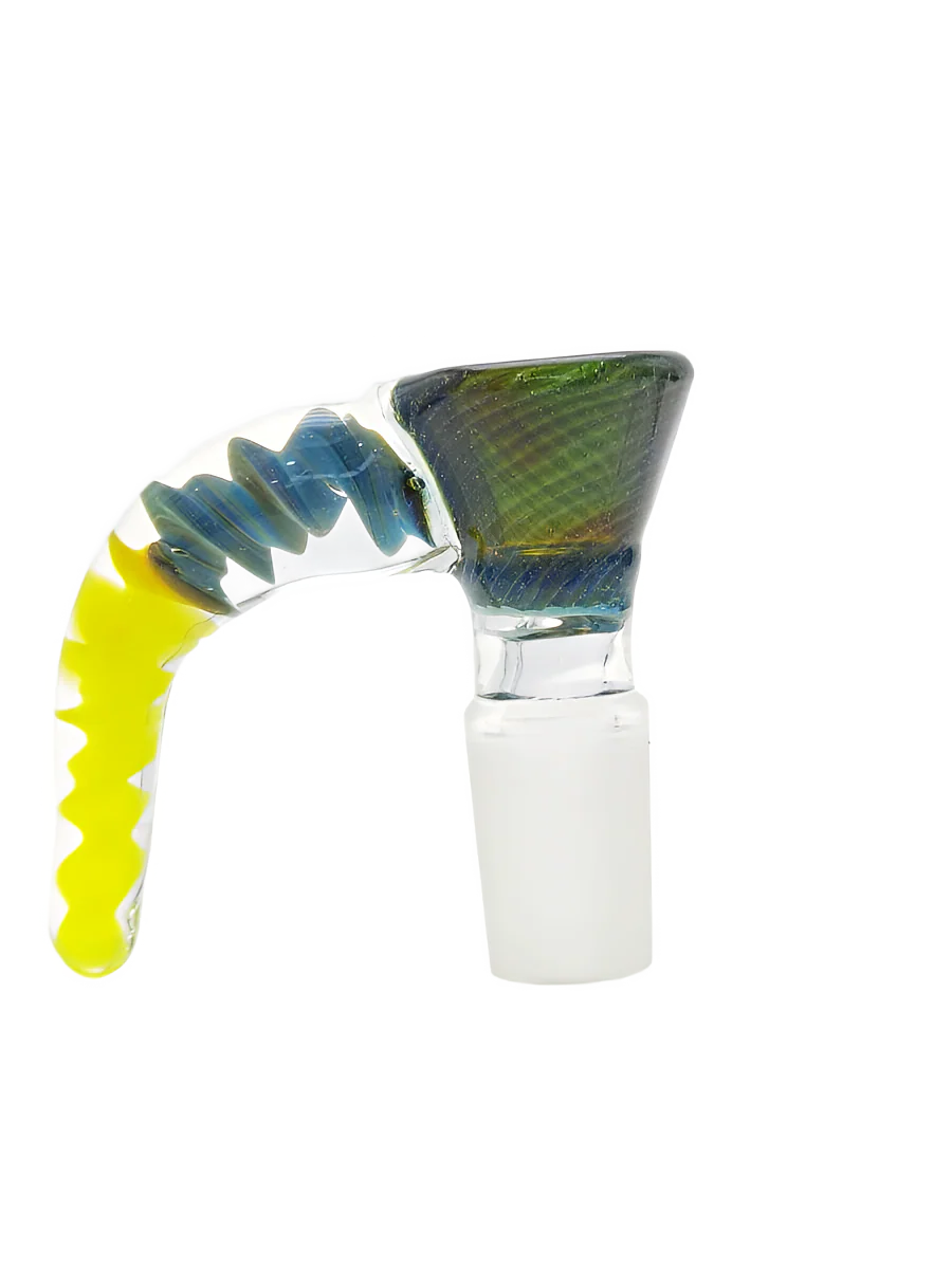 TAG - Horn Handle Single Hole Bong Slide Bowl Piece - Image 6