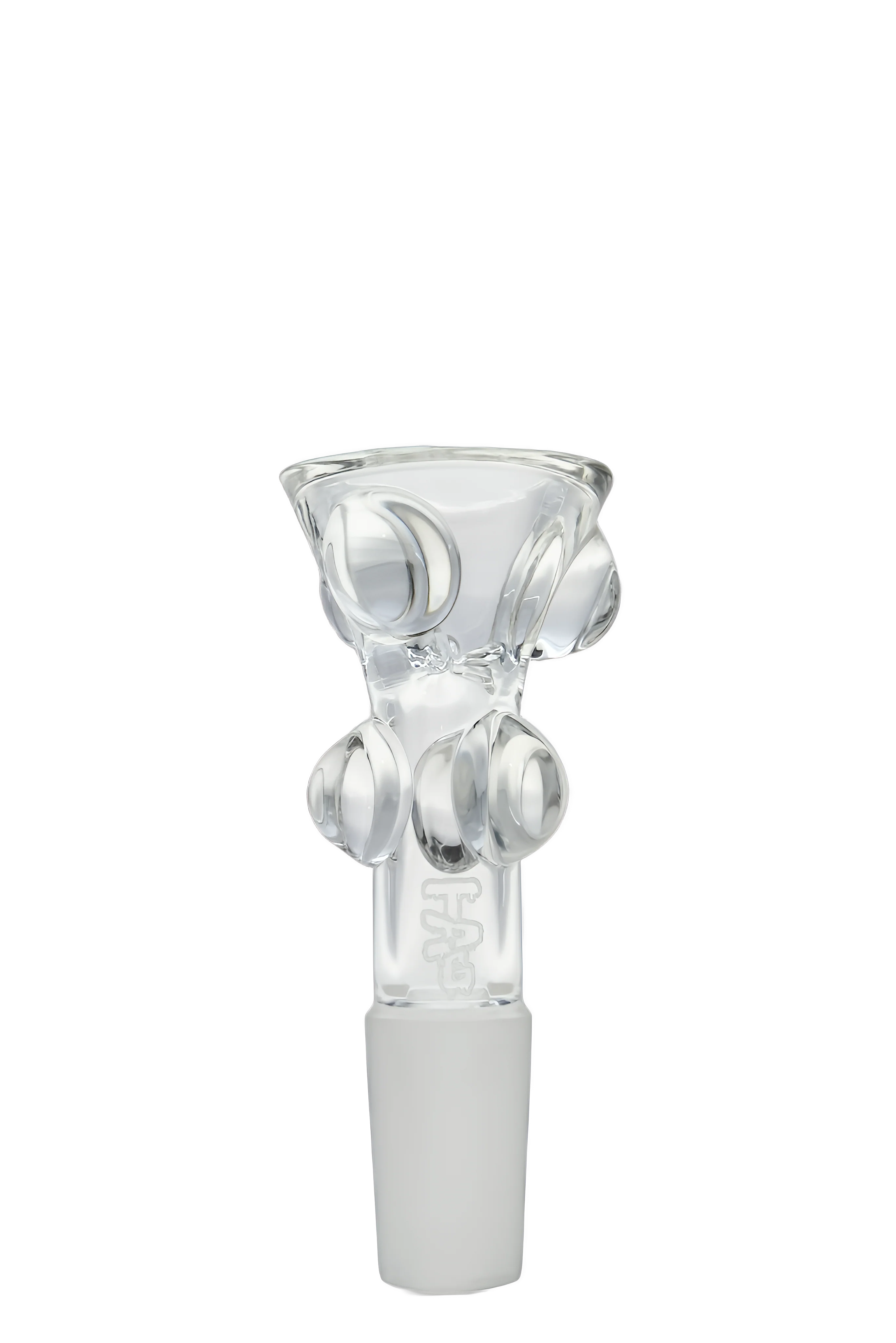 TAG - Pinched Screen Multi Marble Water Pipe Slide Bowl Piece - Image 3