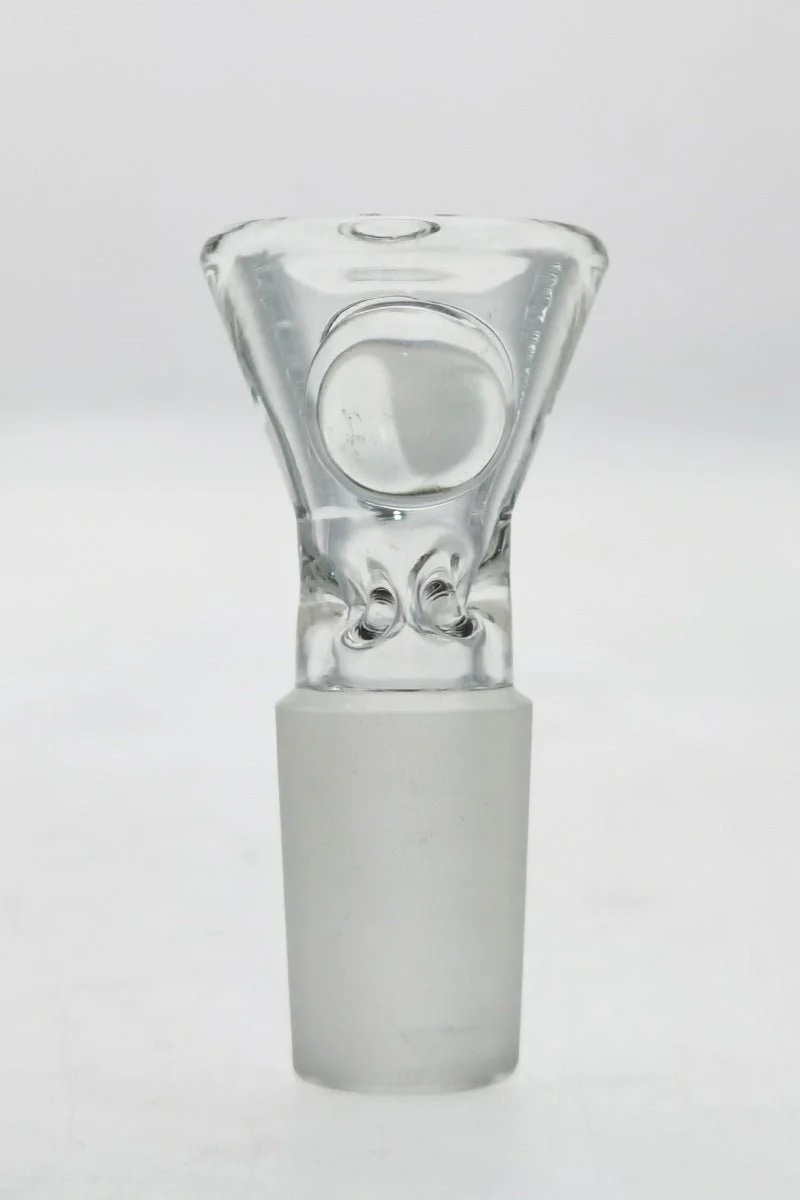 TAG - Pinched Screen Bong Slide Bowl Piece w/ Multi-Marble Handle - Image 2