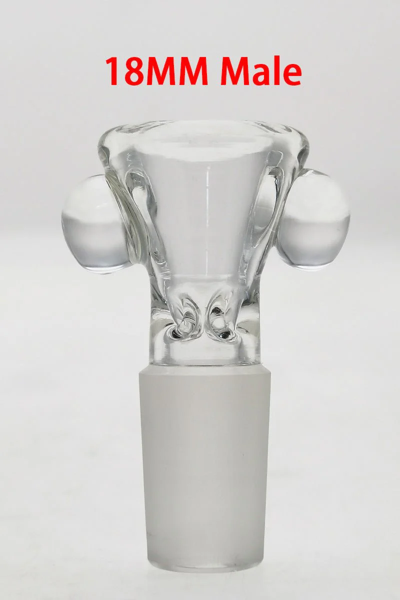 TAG - Pinched Screen Bong Slide Bowl Piece w/ Multi-Marble Handle - Image 6