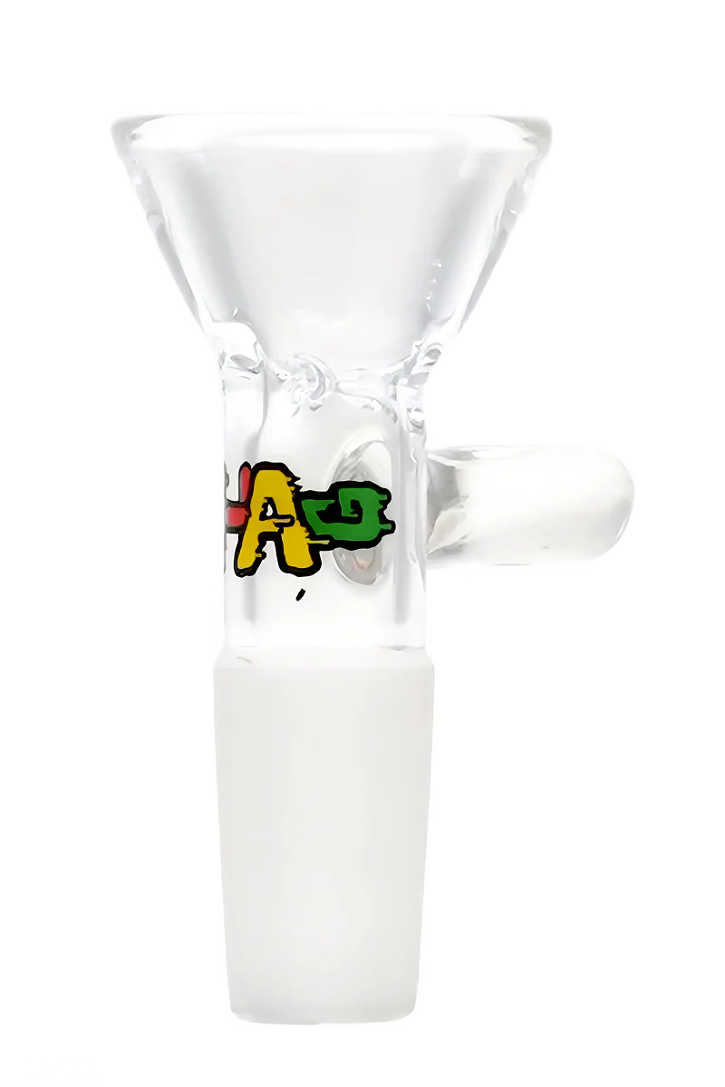TAG - Pinched Screen Bong Slide Bowl Piece with Handle - Image 13
