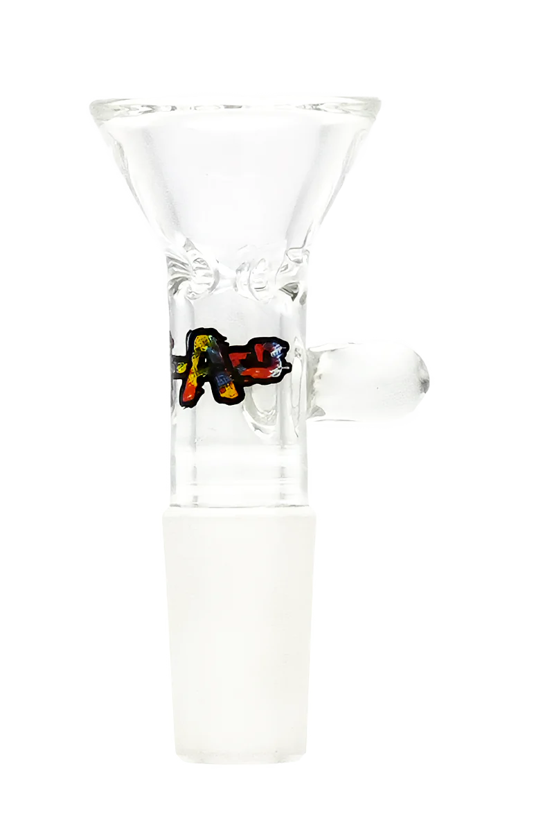TAG - Pinched Screen Bong Slide Bowl Piece with Handle - Image 14