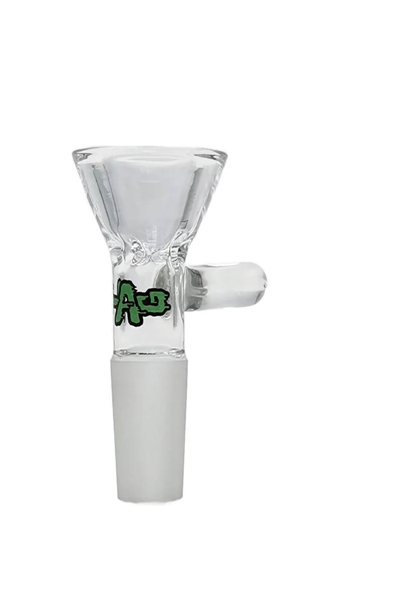 TAG - Pinched Screen Bong Slide Bowl Piece with Handle - Image 7