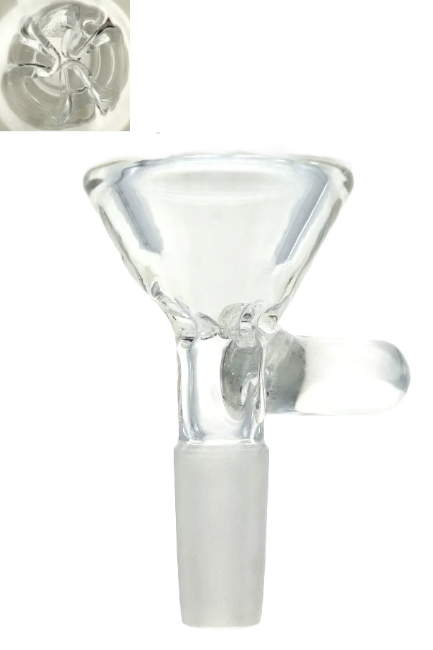 TAG - Pinched Screen Bong Slide Bowl Piece with Handle - Image 9
