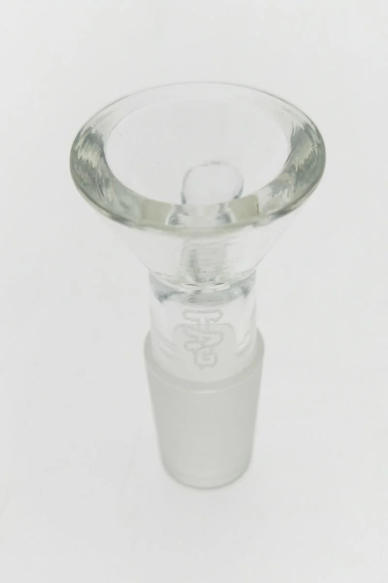 TAG - Single Hole Bong Slide Bowl Piece with Handle - Image 11