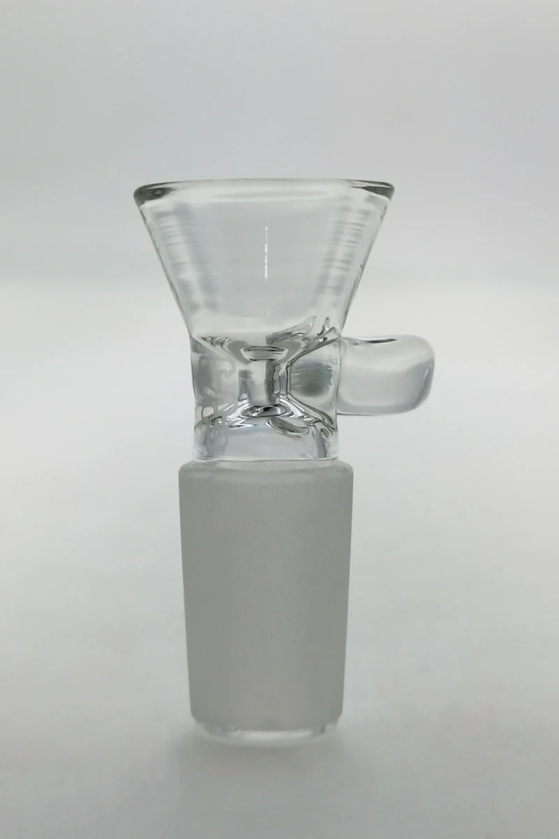 TAG - Single Hole Bong Slide Bowl Piece with Handle - Image 24