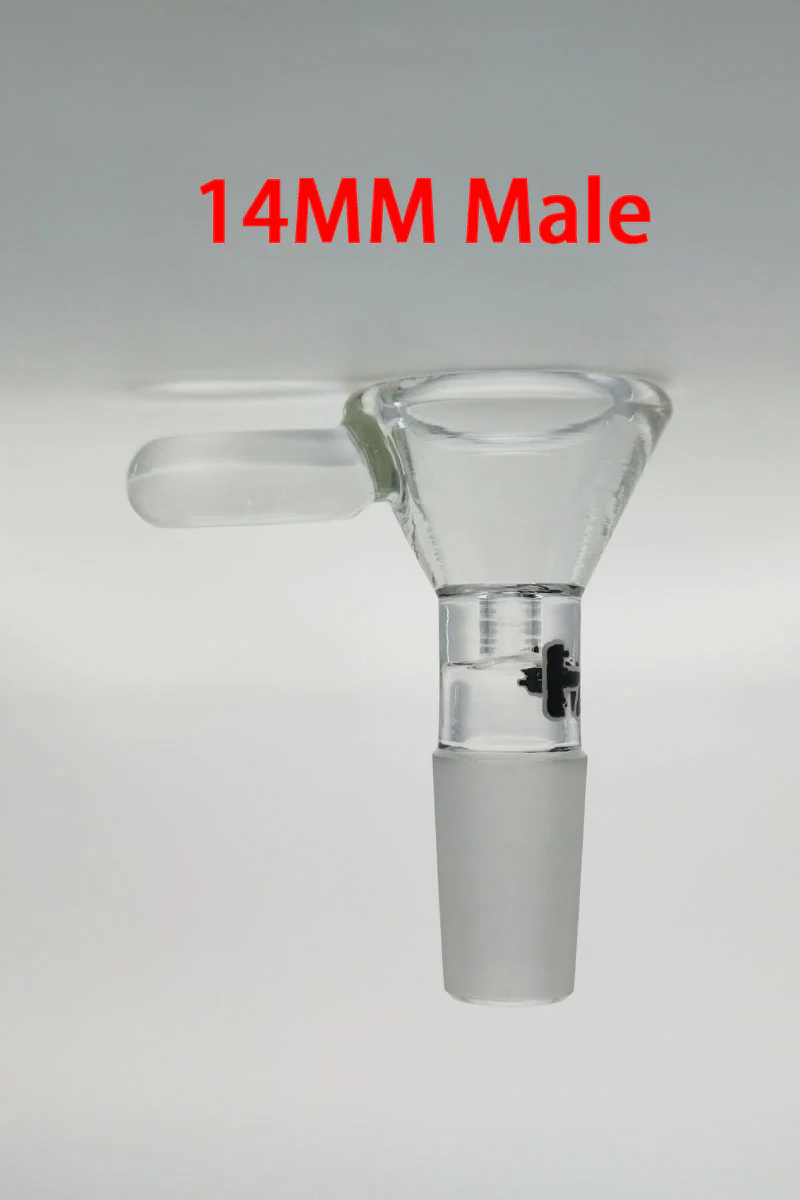 TAG - Single Hole Bong Slide Bowl Piece with Handle - Image 28