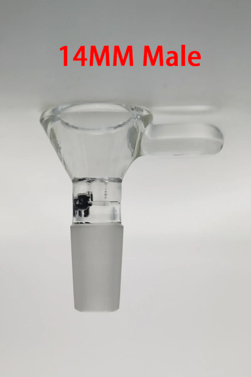 TAG - Single Hole Bong Slide Bowl Piece with Handle - Image 30