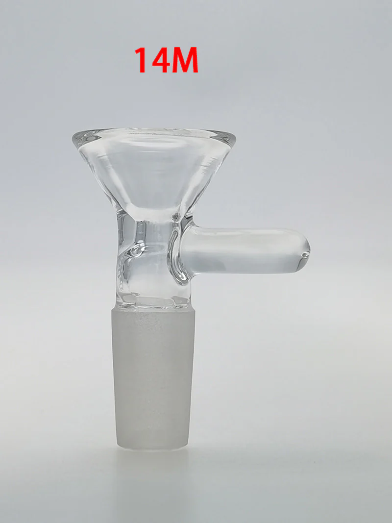 TAG - Single Hole Bong Slide Bowl Piece with Handle - Image 31