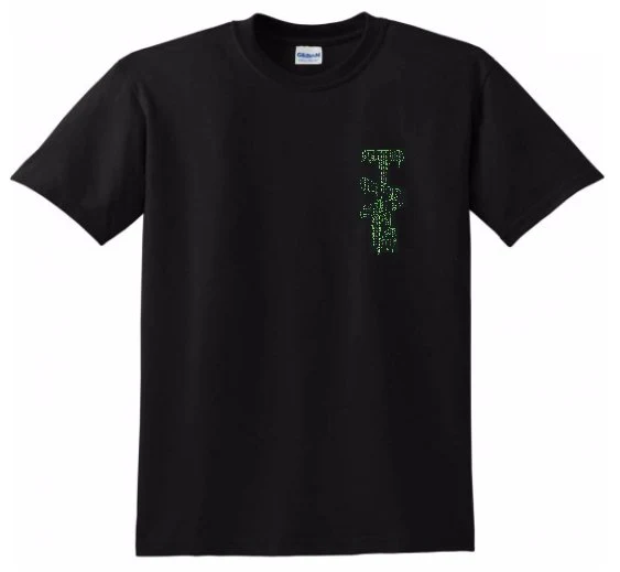 TAG T-Shirt - Black Shirt - Matrix Label - Image 2