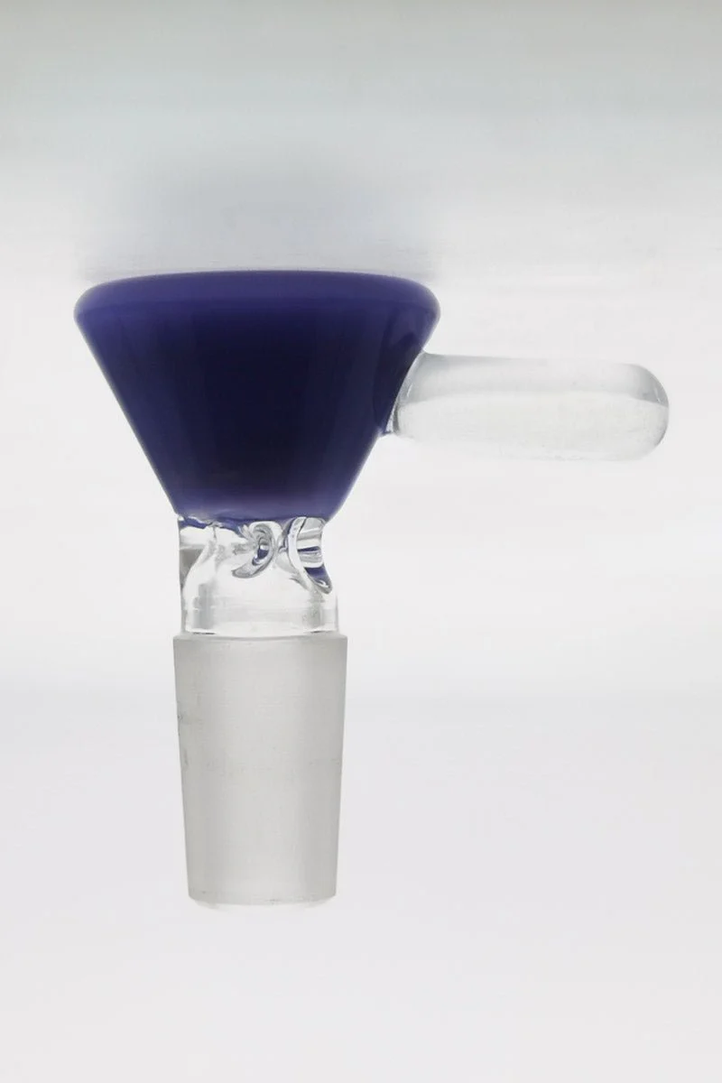 TAG - Pinched Screen Bong Slide Bowl Piece with Raised Handle - Image 13