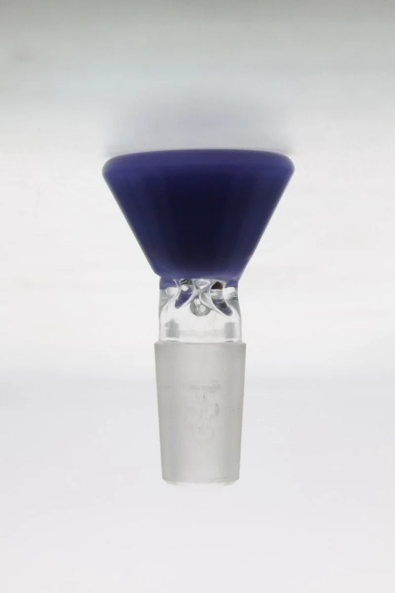 TAG - Pinched Screen Bong Slide Bowl Piece with Raised Handle - Image 14