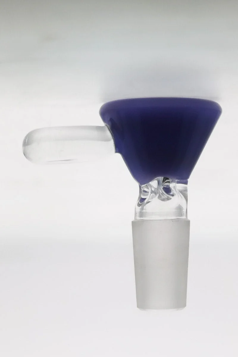 TAG - Pinched Screen Bong Slide Bowl Piece with Raised Handle - Image 15