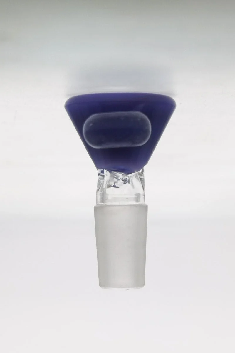 TAG - Pinched Screen Bong Slide Bowl Piece with Raised Handle - Image 16