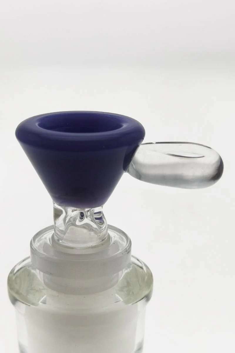 TAG - Pinched Screen Bong Slide Bowl Piece with Raised Handle - Image 17