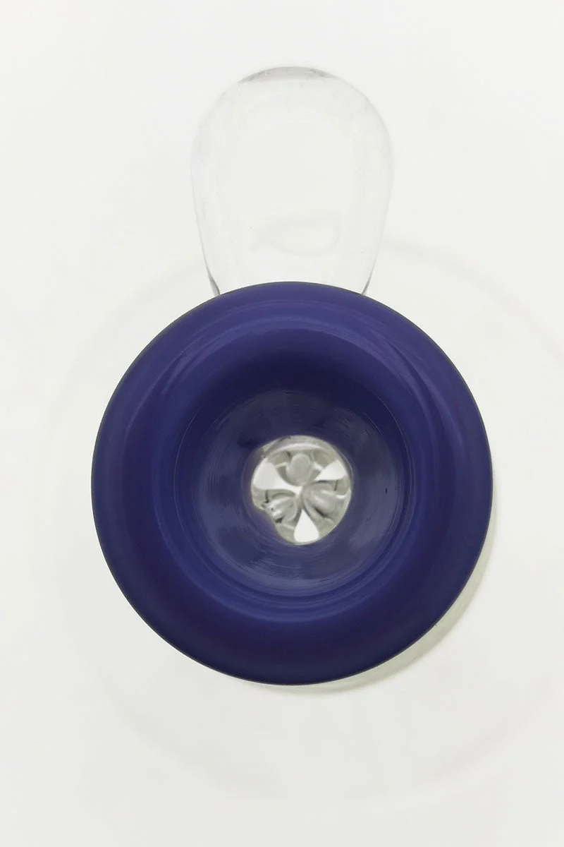 TAG - Pinched Screen Bong Slide Bowl Piece with Raised Handle - Image 18