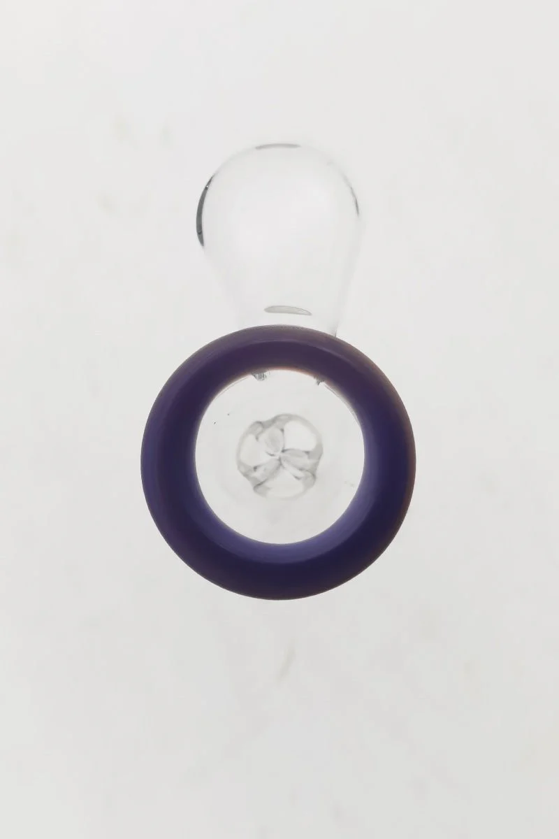 TAG - Pinched Screen Bong Slide Bowl Piece with Raised Handle - Image 23