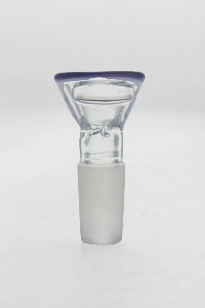 TAG - Pinched Screen Bong Slide Bowl Piece with Raised Handle - Image 26