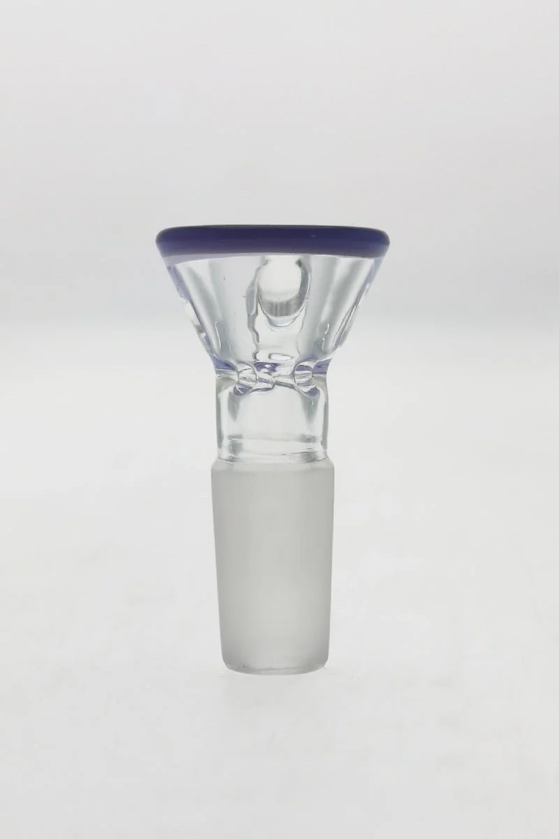 TAG - Pinched Screen Bong Slide Bowl Piece with Raised Handle - Image 28