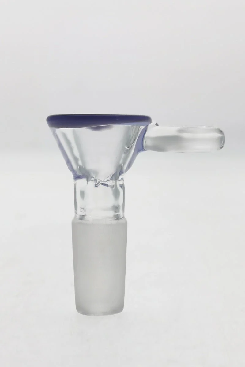 TAG - Pinched Screen Bong Slide Bowl Piece with Raised Handle - Image 29