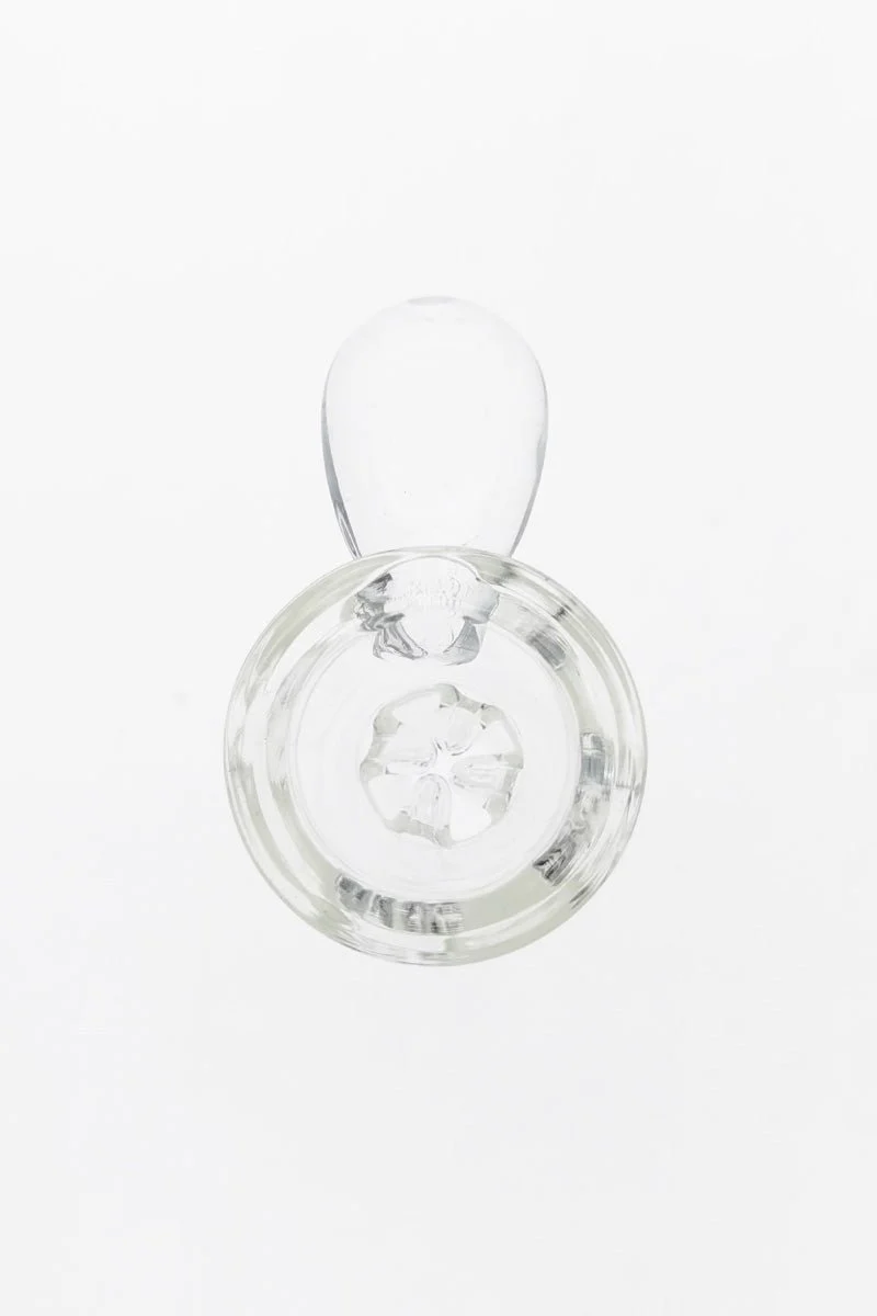 TAG - Pinched Screen Bong Slide Bowl Piece with Raised Handle - Image 3