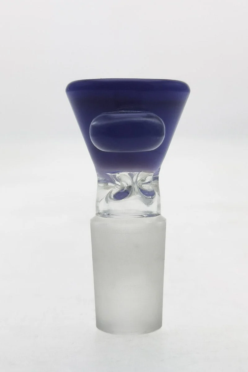 TAG - Pinched Screen Bong Slide Bowl Piece with Raised Handle - Image 33