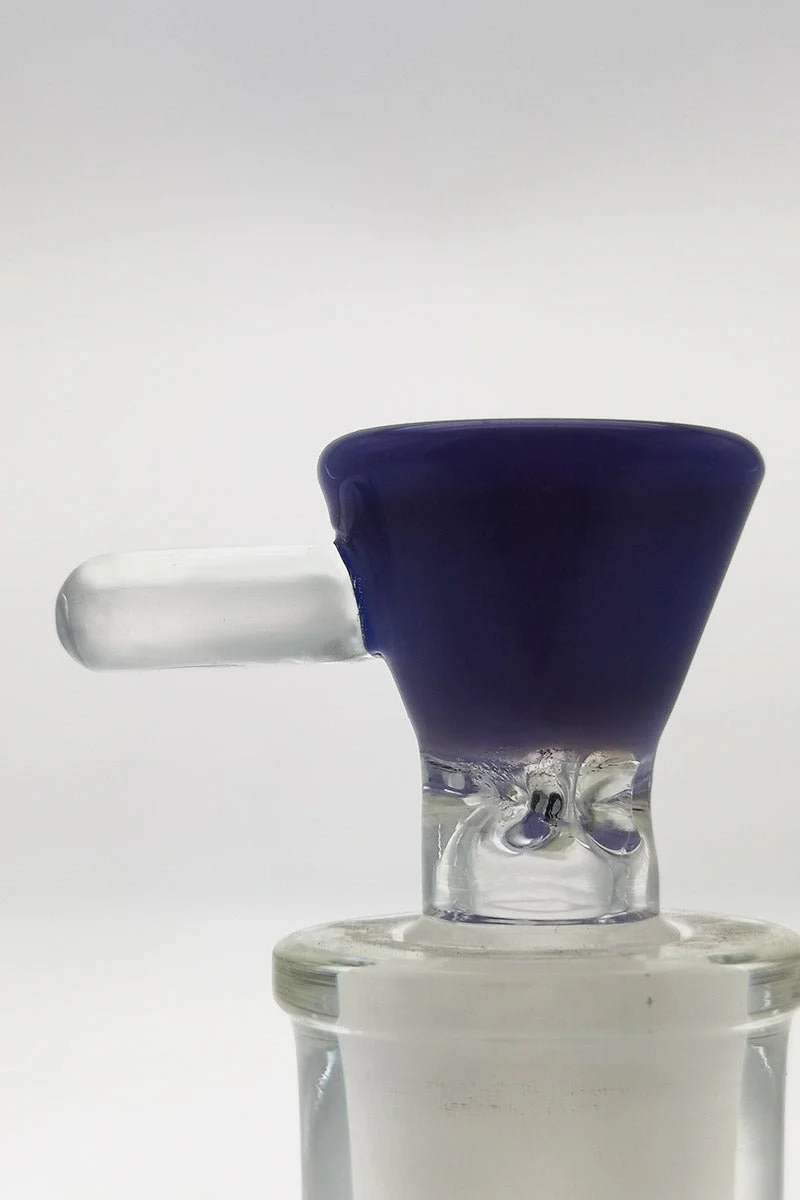 TAG - Pinched Screen Bong Slide Bowl Piece with Raised Handle - Image 34