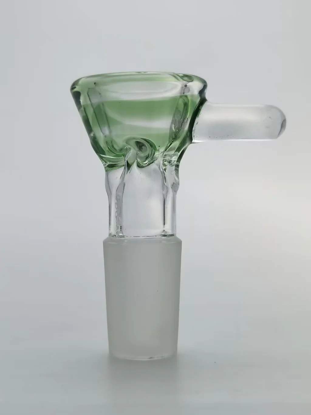 TAG - Pinched Screen Bong Slide Bowl Piece with Raised Handle - Image 40
