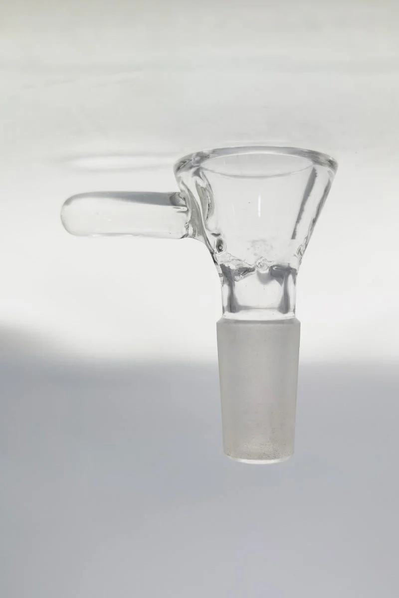 TAG - Pinched Screen Bong Slide Bowl Piece with Raised Handle - Image 5