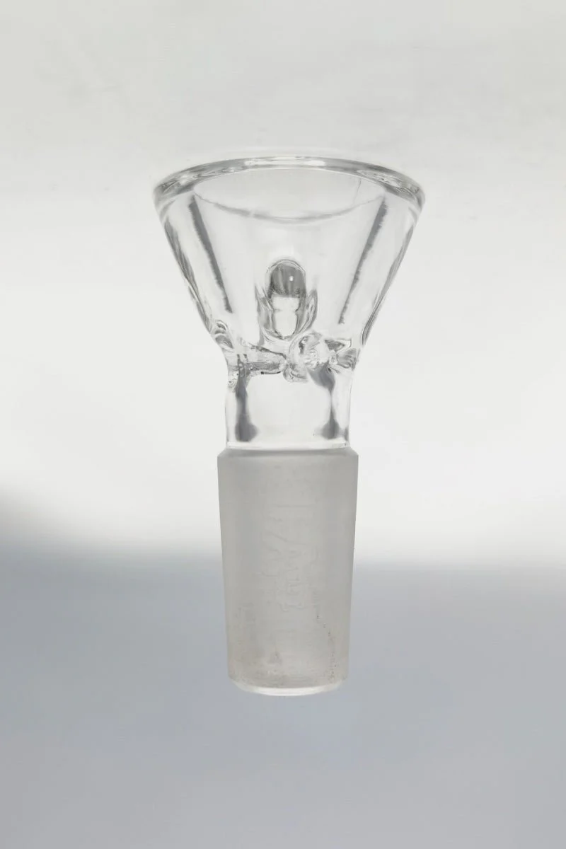 TAG - Pinched Screen Bong Slide Bowl Piece with Raised Handle - Image 6
