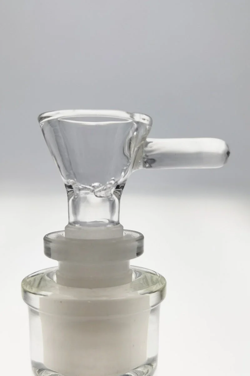 TAG - Pinched Screen Bong Slide Bowl Piece with Raised Handle - Image 7