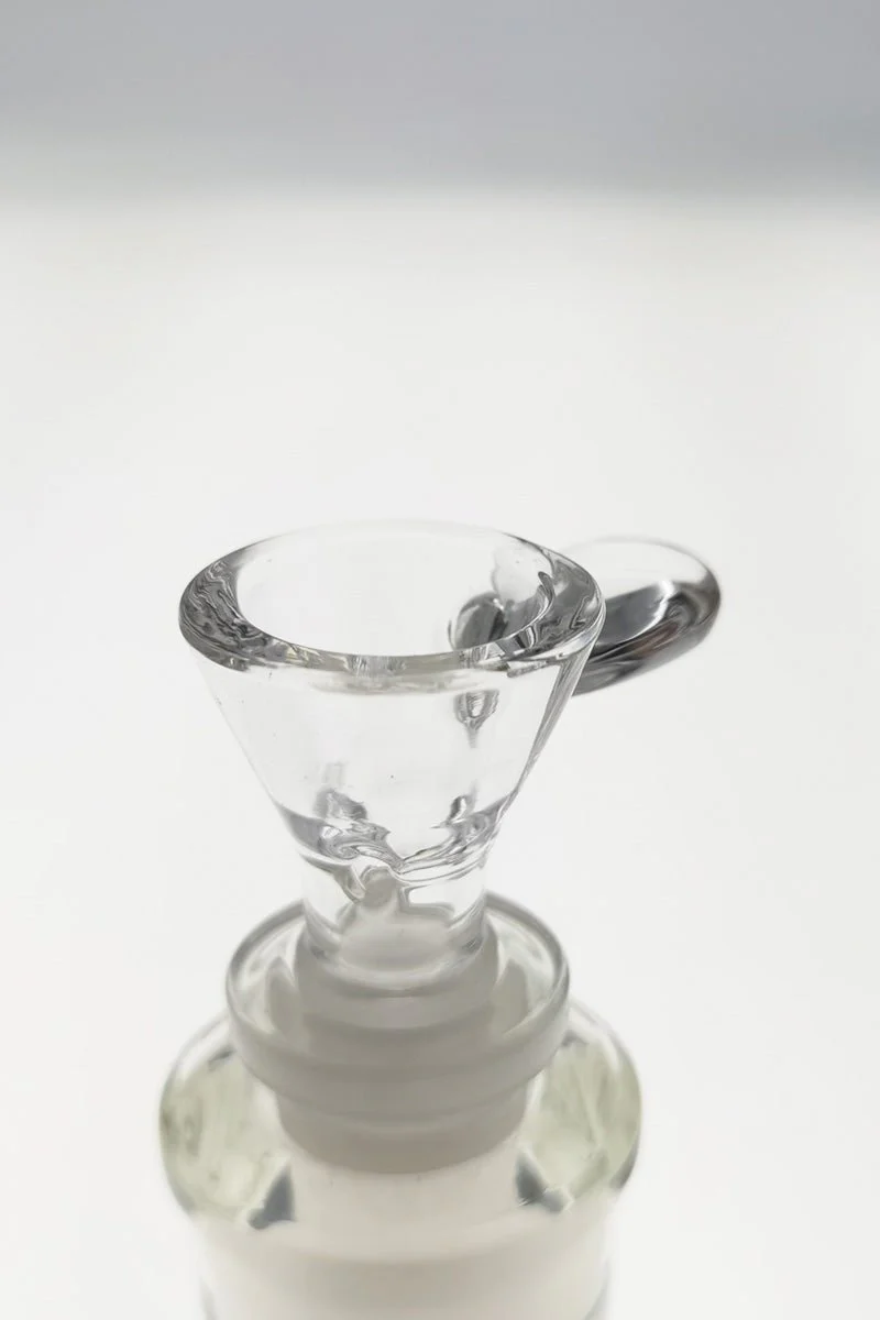 TAG - Pinched Screen Bong Slide Bowl Piece with Raised Handle - Image 9