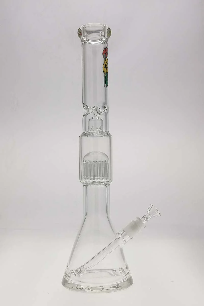 TAG - 19" Fixed 16 Arm Tree Beaker Bong 50x7MM - 18/14MM Downstem (4.25") - Image 11
