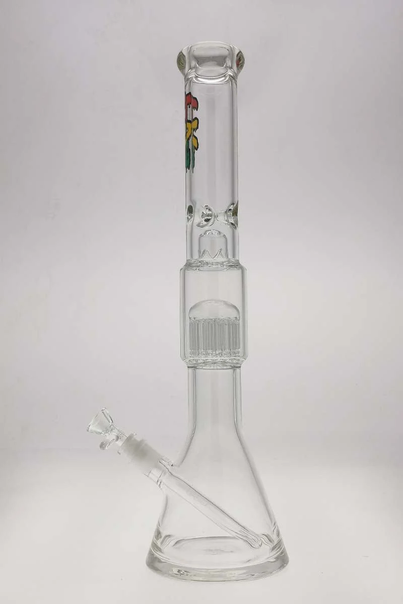 TAG - 19" Fixed 16 Arm Tree Beaker Bong 50x7MM - 18/14MM Downstem (4.25") - Image 13