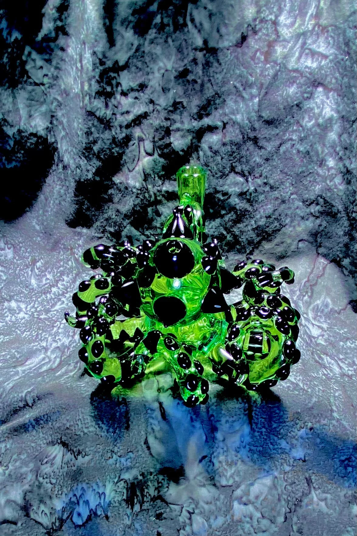 The Glass Cure - 4.25" Octopus Bubbler (400g) - Image 10