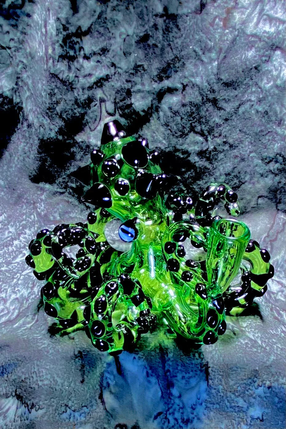 The Glass Cure - 4.25" Octopus Bubbler (400g) - Image 16