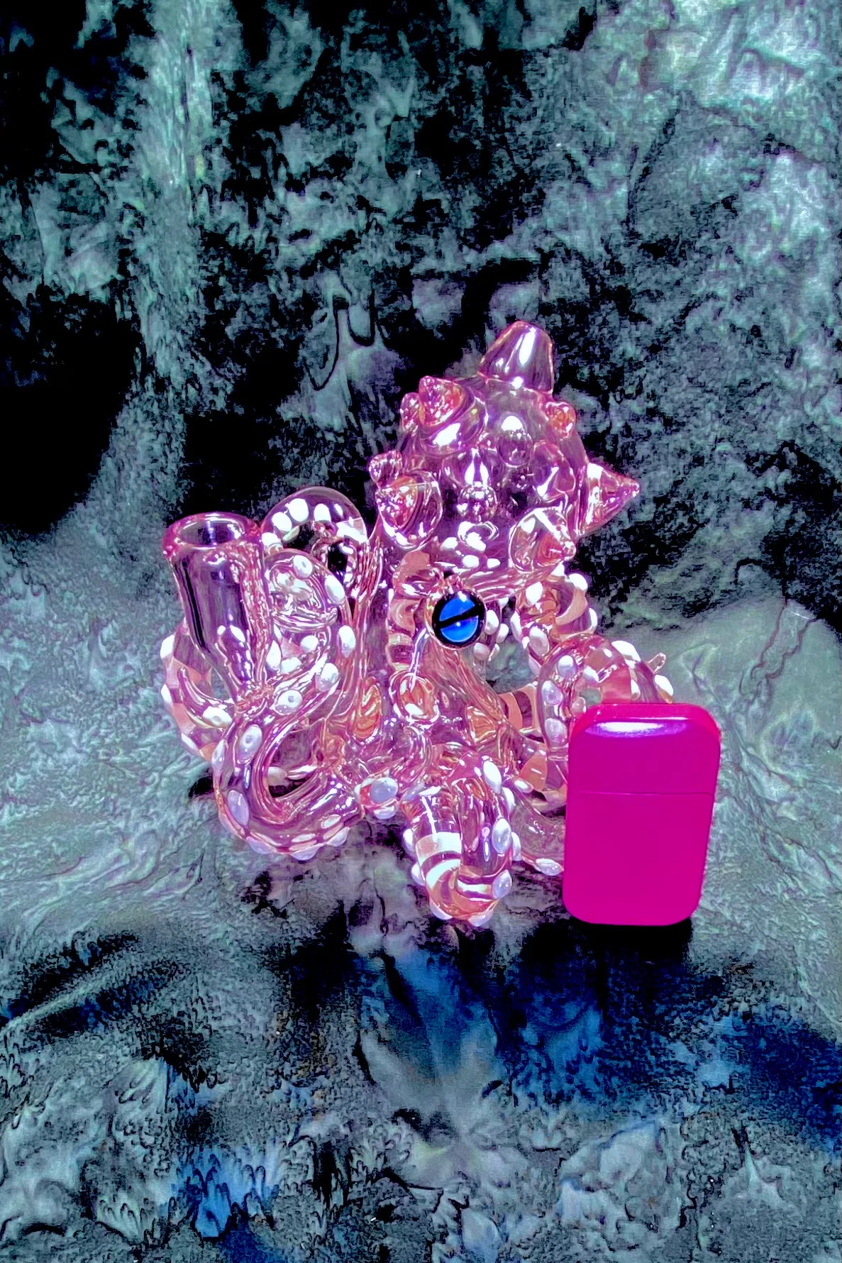 The Glass Cure - 4.25" Octopus Bubbler (400g) - Image 3