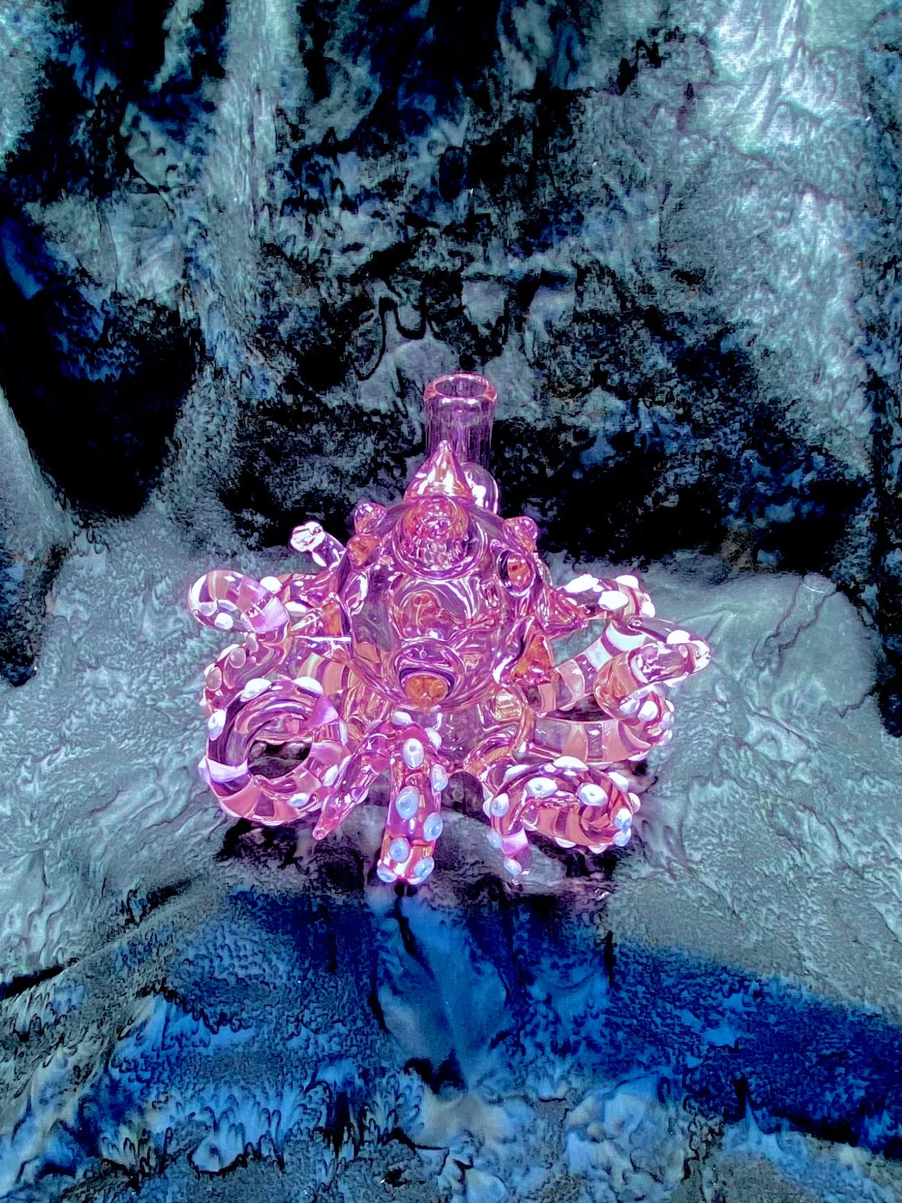 The Glass Cure - 4.25" Octopus Bubbler (400g) - Image 6