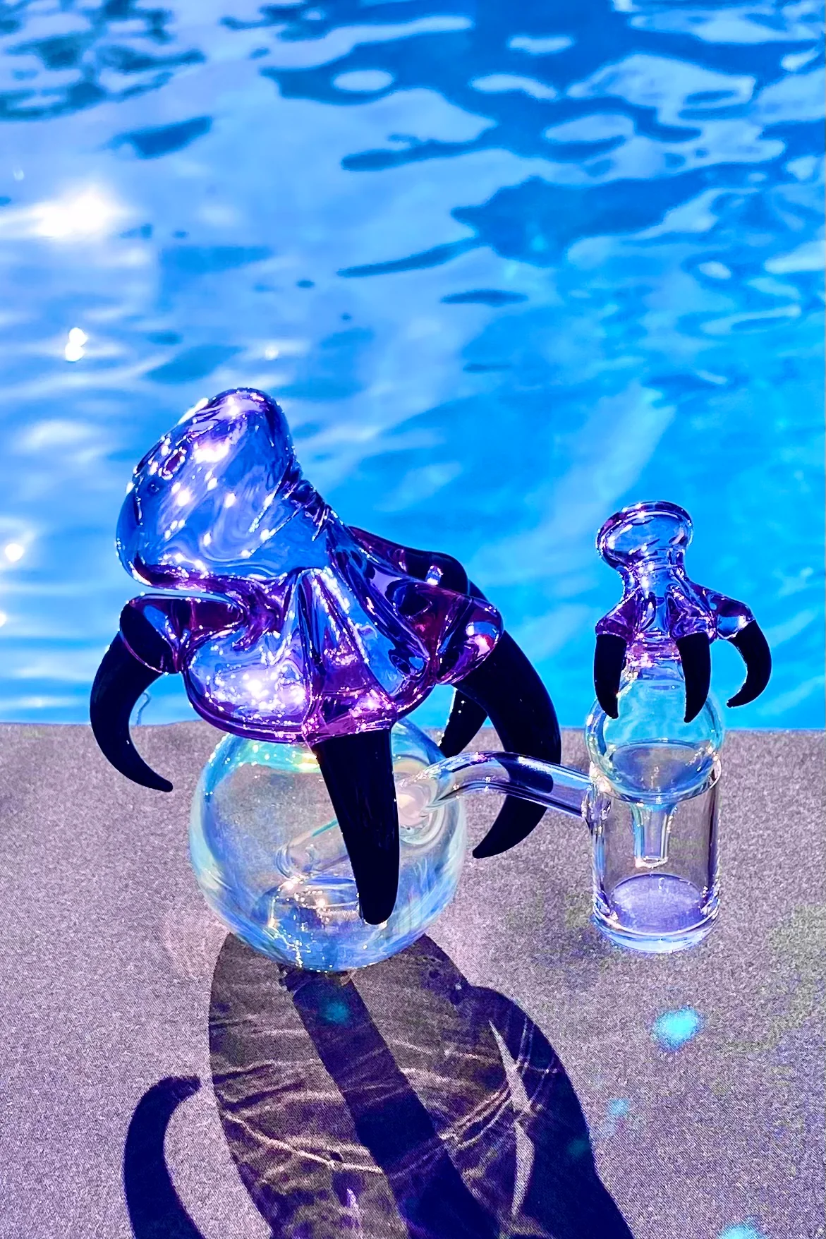 The Glass Cure - 5.25" Dragon Claw Bubbler (10MM Female) (270g) - Image 20