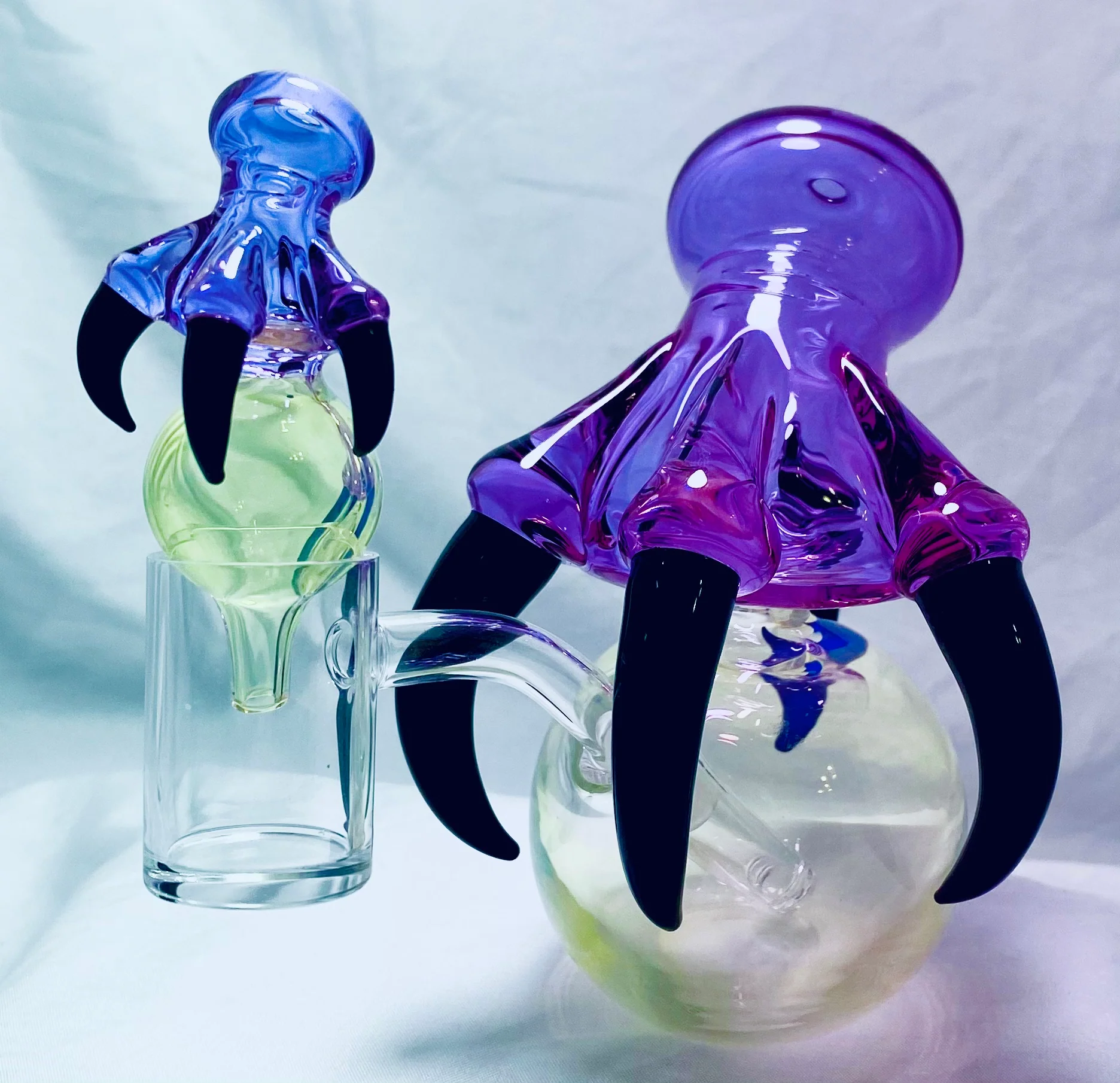 The Glass Cure - 5.25" Dragon Claw Bubbler (10MM Female) (270g) - Image 26