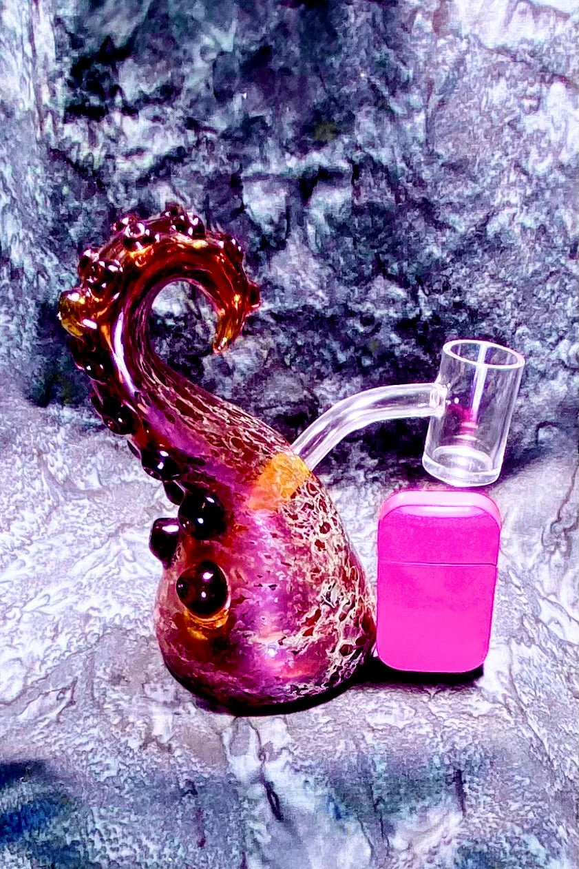 The Glass Cure - 5.25" Octopus Tentacle Bubbler (10MM Female) (185g) - Image 11
